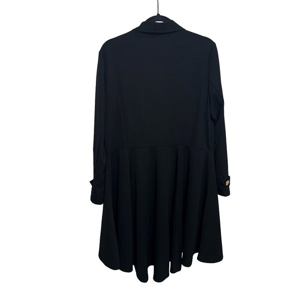 Love 83 Love Yourself Black Steampunk Style Blazer Gold Button Detail Sz 2XL NWT - Picture 5 of 14